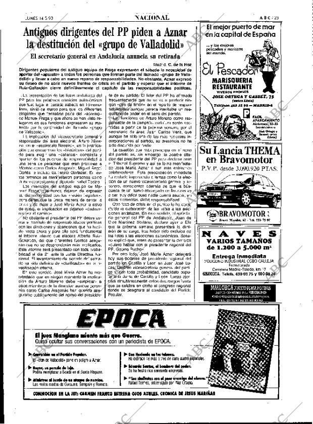 ABC MADRID 14-05-1990 página 23