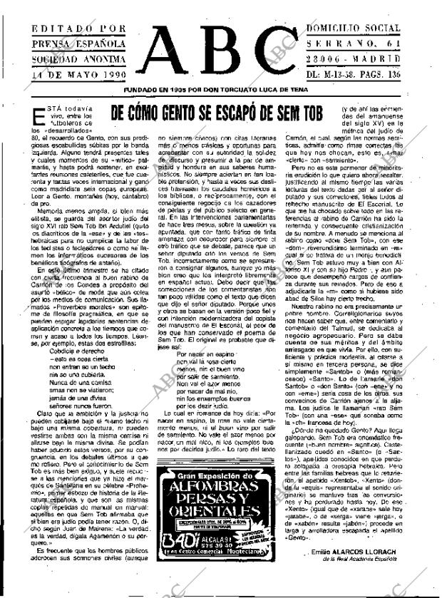 ABC MADRID 14-05-1990 página 3