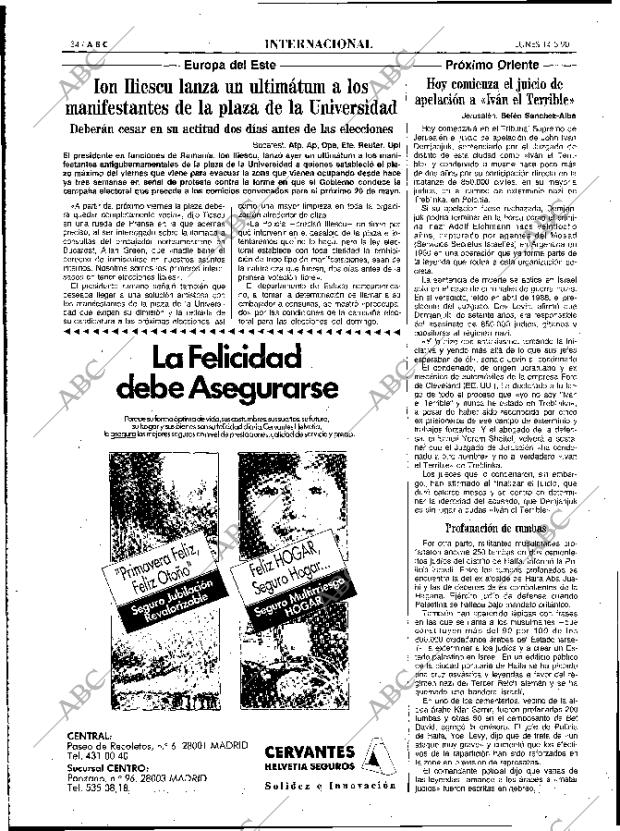 ABC MADRID 14-05-1990 página 34