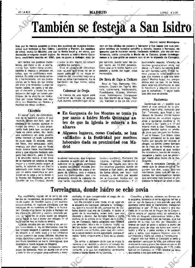 ABC MADRID 14-05-1990 página 42