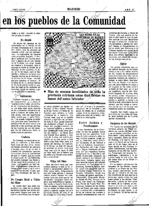 ABC MADRID 14-05-1990 página 43