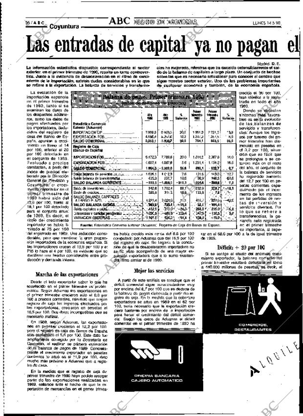 ABC MADRID 14-05-1990 página 56