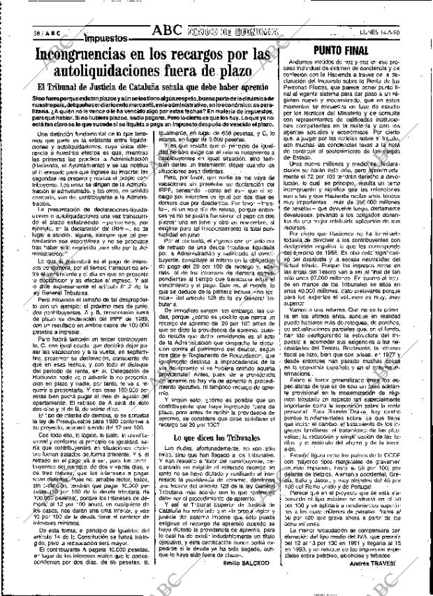 ABC MADRID 14-05-1990 página 58