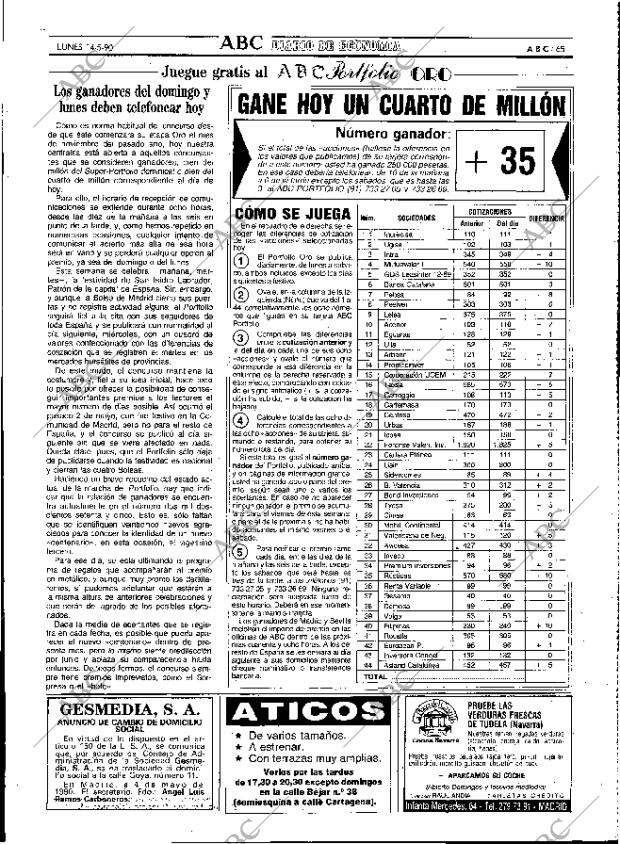 ABC MADRID 14-05-1990 página 65