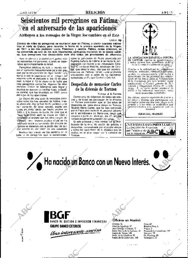 ABC MADRID 14-05-1990 página 77