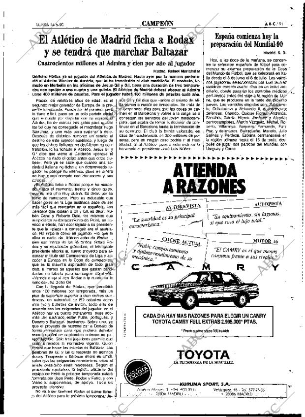 ABC MADRID 14-05-1990 página 91