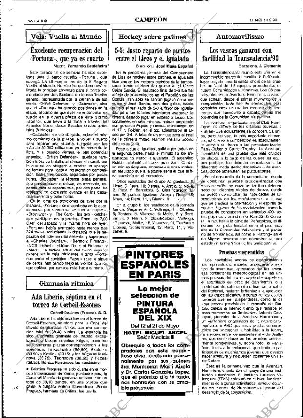 ABC MADRID 14-05-1990 página 96