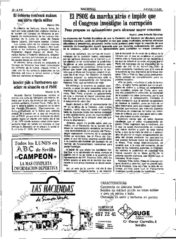 ABC SEVILLA 17-05-1990 página 20
