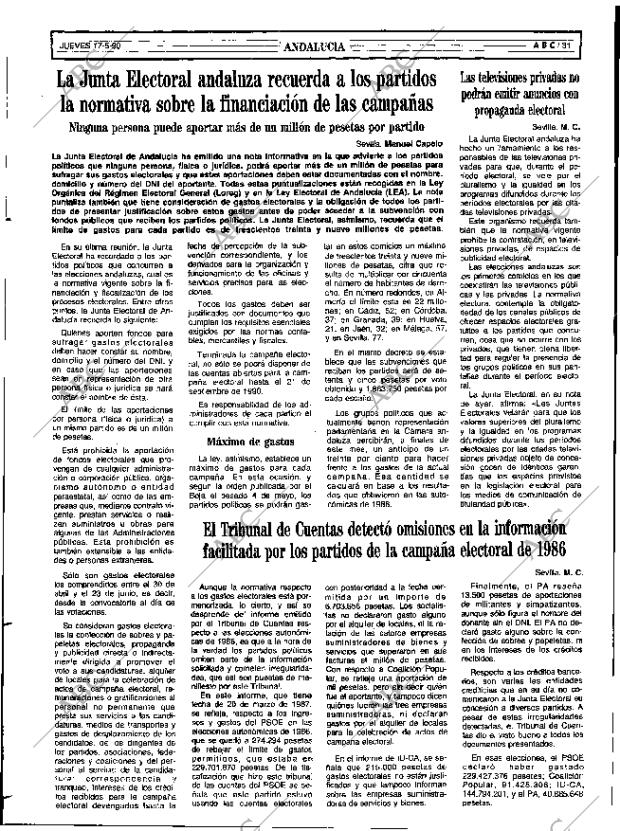 ABC SEVILLA 17-05-1990 página 31