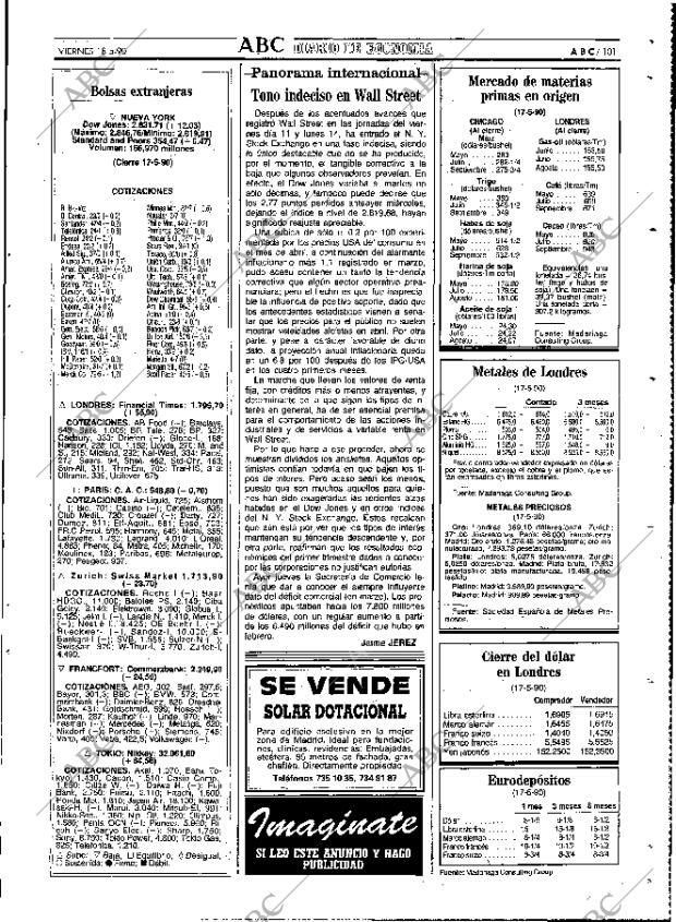ABC MADRID 18-05-1990 página 101