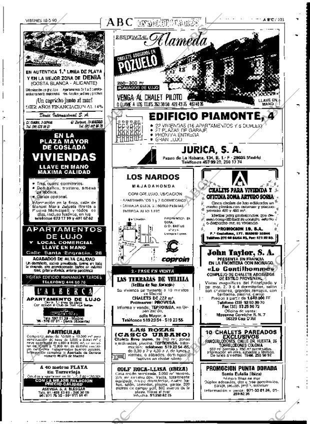 ABC MADRID 18-05-1990 página 103
