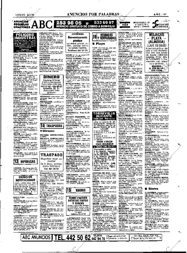 ABC MADRID 18-05-1990 página 147