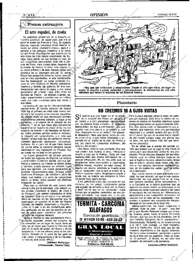 ABC MADRID 18-05-1990 página 20