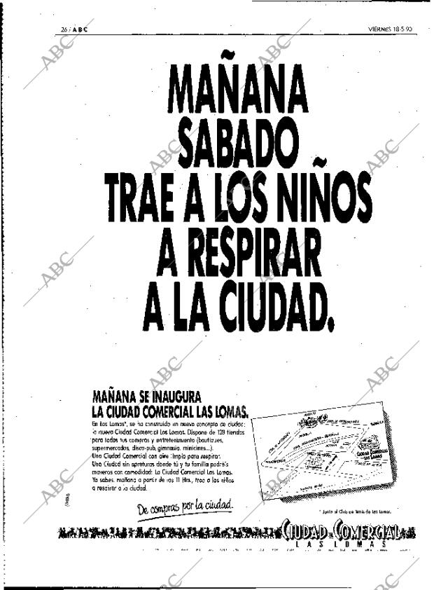 ABC MADRID 18-05-1990 página 26