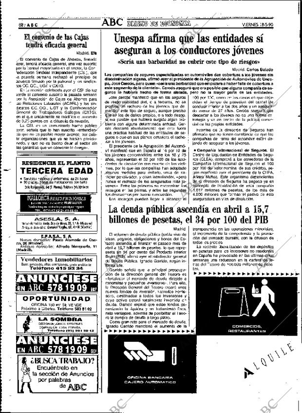 ABC MADRID 18-05-1990 página 88