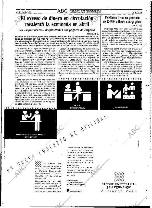 ABC MADRID 18-05-1990 página 89