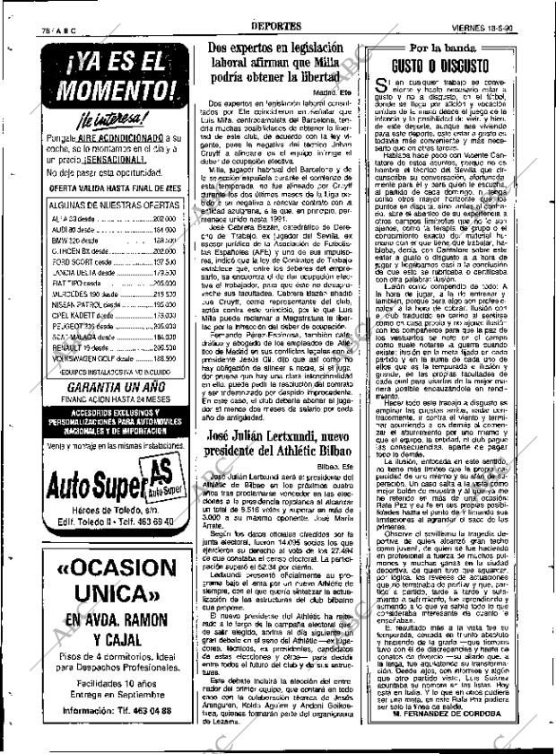 ABC SEVILLA 18-05-1990 página 78