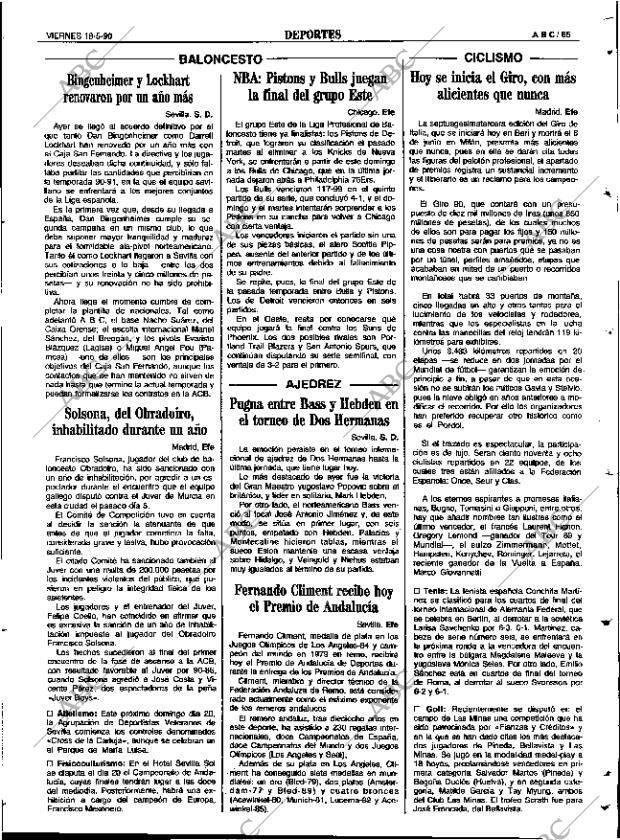 ABC SEVILLA 18-05-1990 página 85