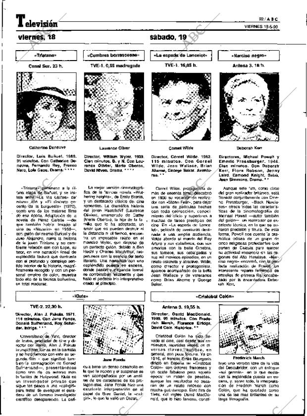 ABC SEVILLA 18-05-1990 página 92