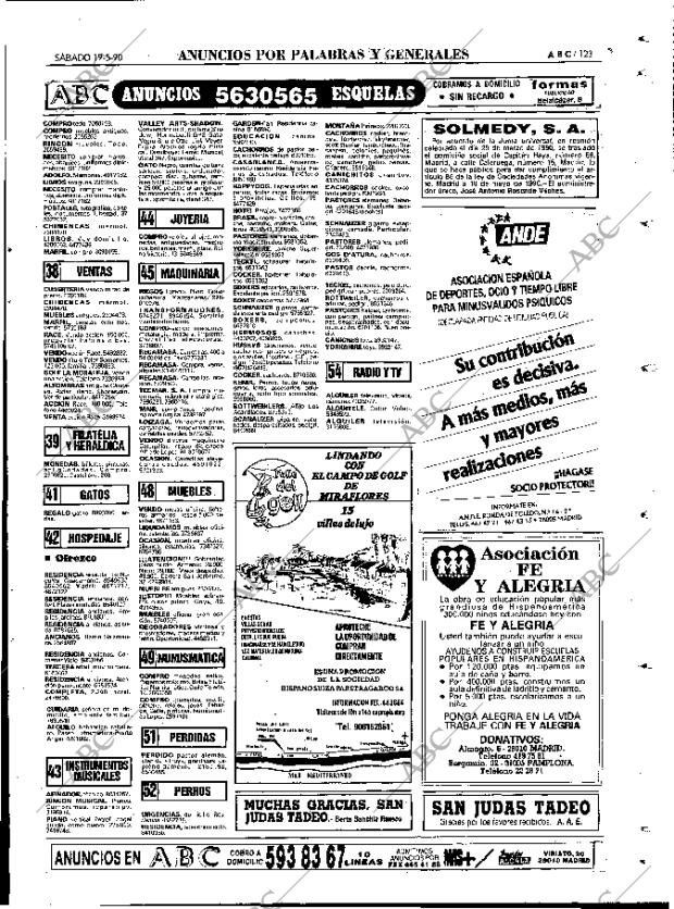 ABC MADRID 19-05-1990 página 123