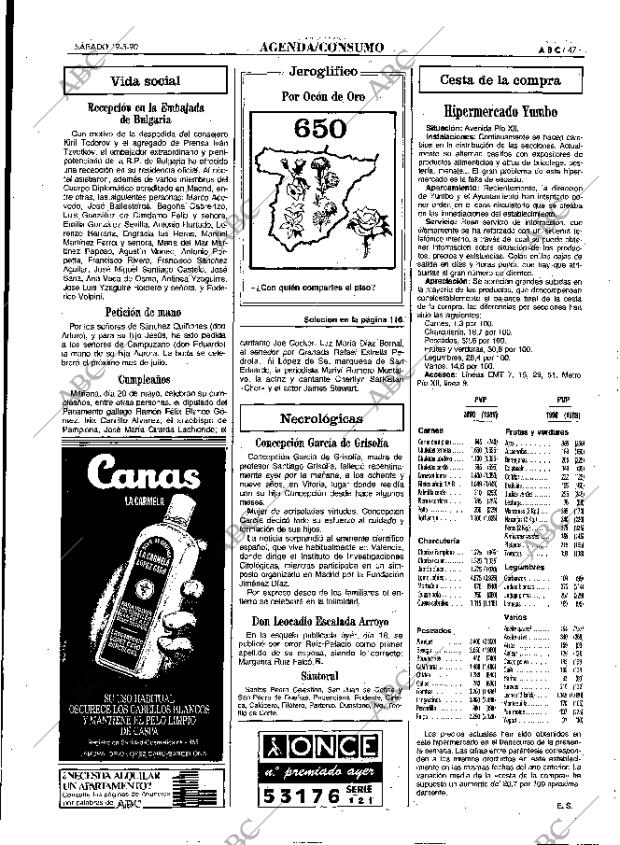 ABC MADRID 19-05-1990 página 47