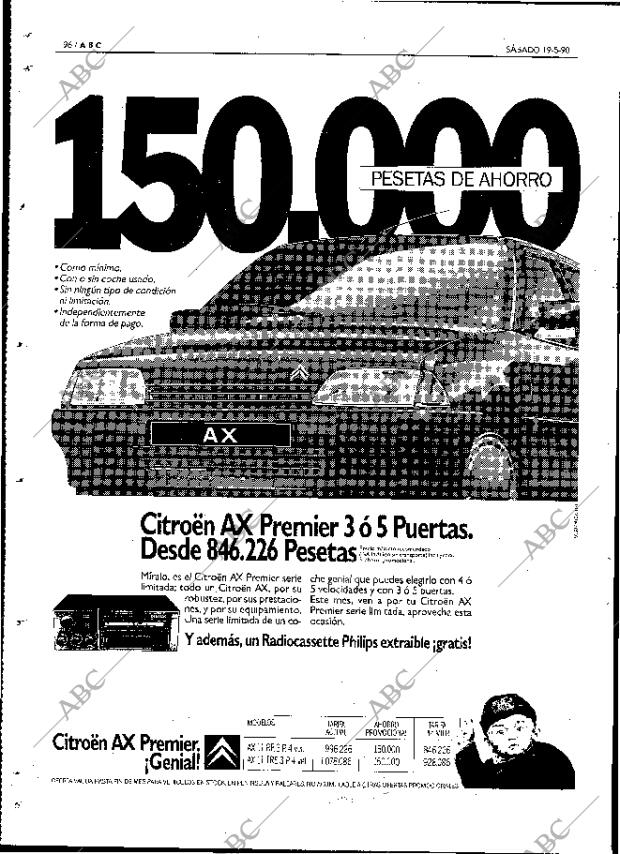 ABC MADRID 19-05-1990 página 96