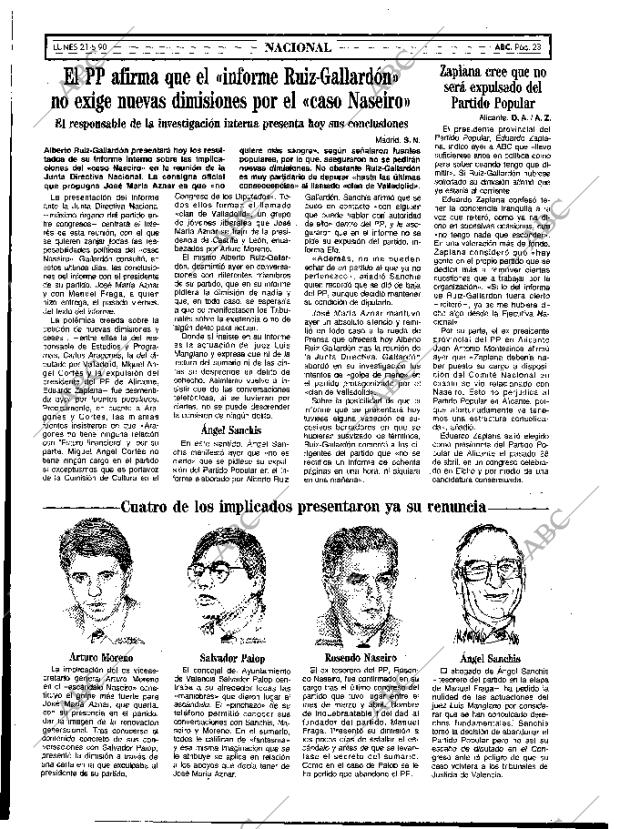 ABC MADRID 21-05-1990 página 23