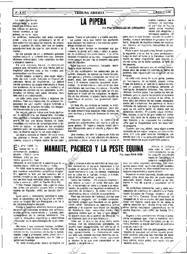 ABC SEVILLA 21-05-1990 página 28