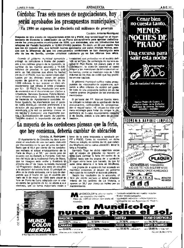 ABC SEVILLA 21-05-1990 página 41