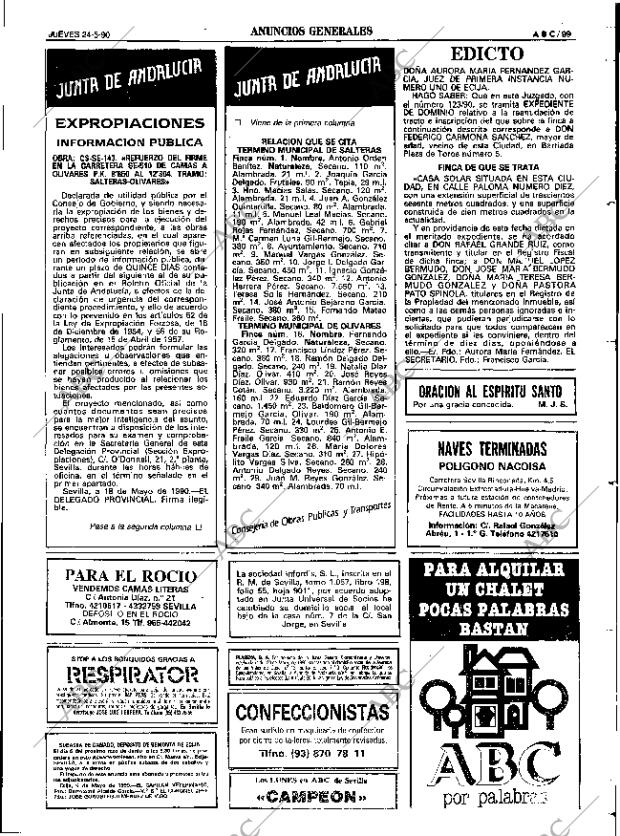 ABC SEVILLA 24-05-1990 página 107
