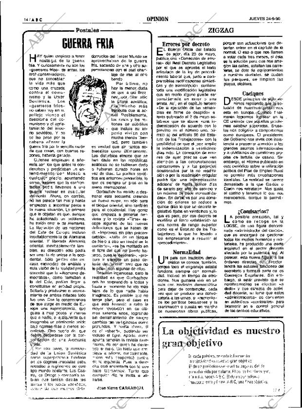 ABC SEVILLA 24-05-1990 página 14