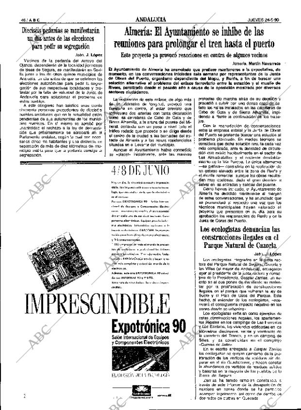 ABC SEVILLA 24-05-1990 página 46