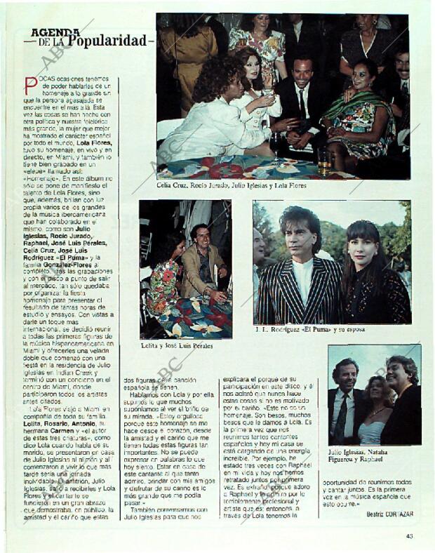 BLANCO Y NEGRO MADRID 27-05-1990 página 43