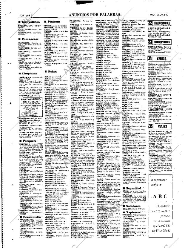 ABC MADRID 29-05-1990 página 134
