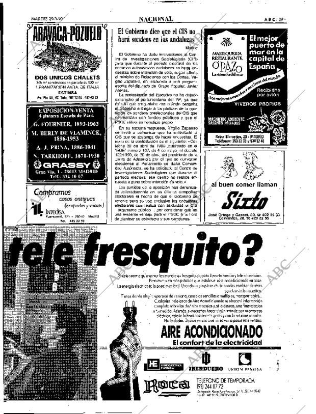 ABC MADRID 29-05-1990 página 29