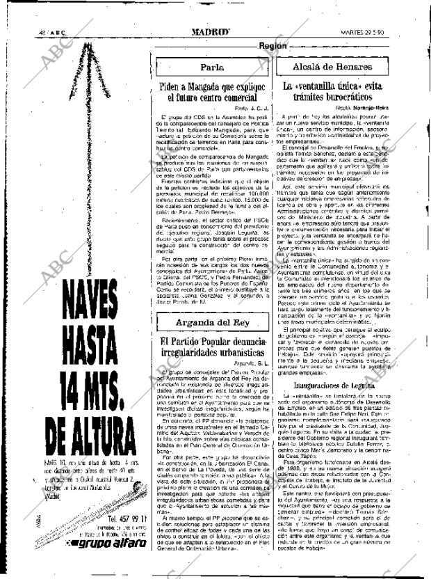 ABC MADRID 29-05-1990 página 48