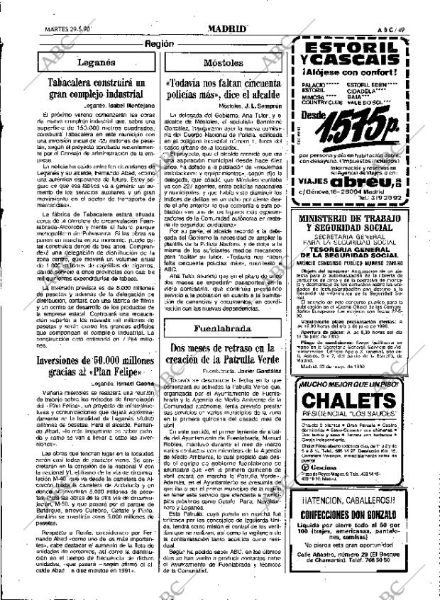 ABC MADRID 29-05-1990 página 49