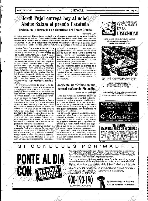 ABC MADRID 29-05-1990 página 61