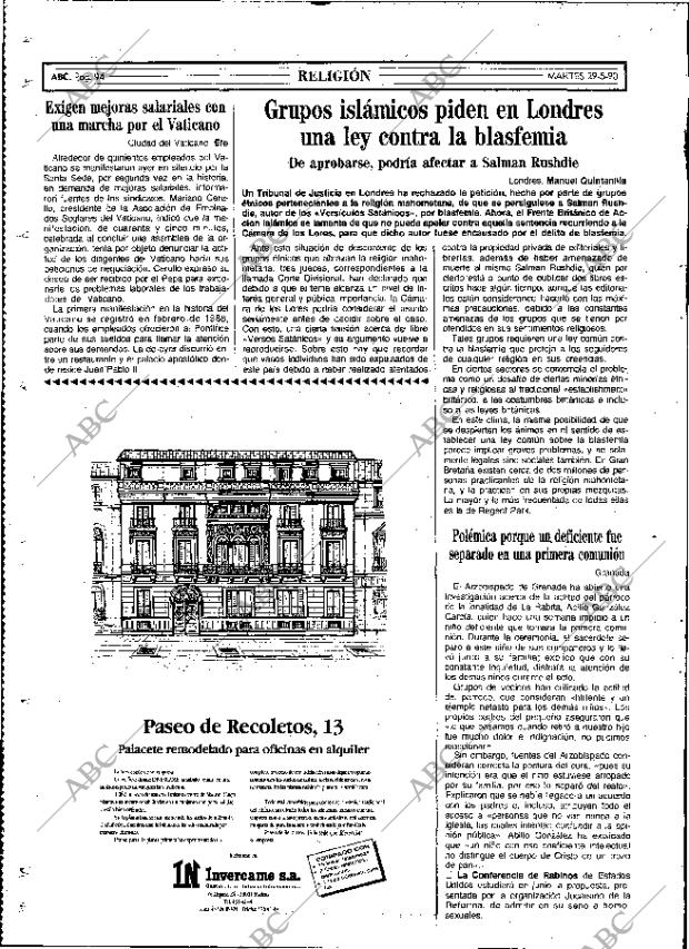 ABC MADRID 29-05-1990 página 94