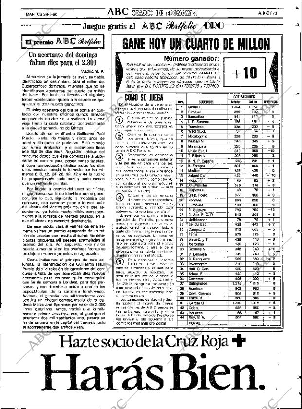 ABC SEVILLA 29-05-1990 página 73