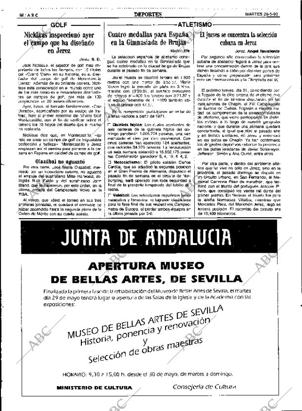 ABC SEVILLA 29-05-1990 página 88