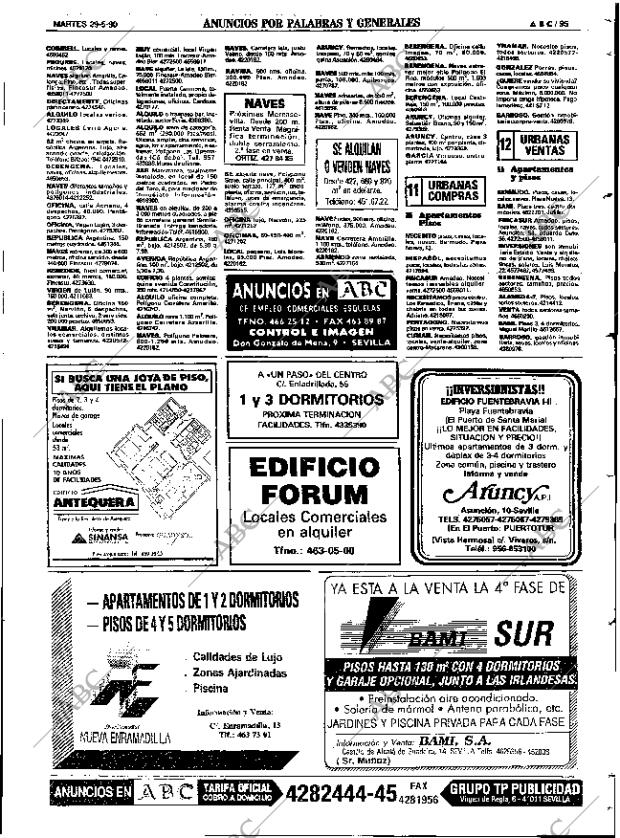 ABC SEVILLA 29-05-1990 página 95
