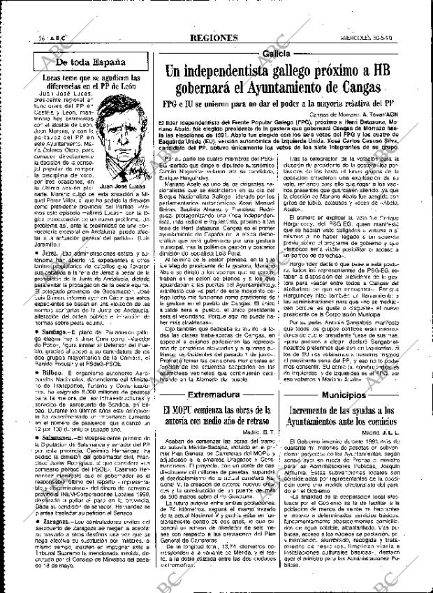 ABC MADRID 30-05-1990 página 56