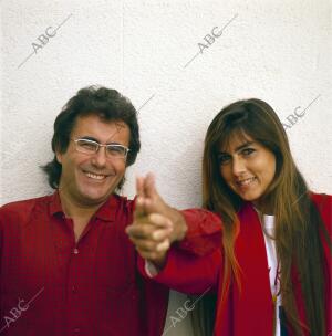 Romina Power y Albano posando para Gonzalo Cruz