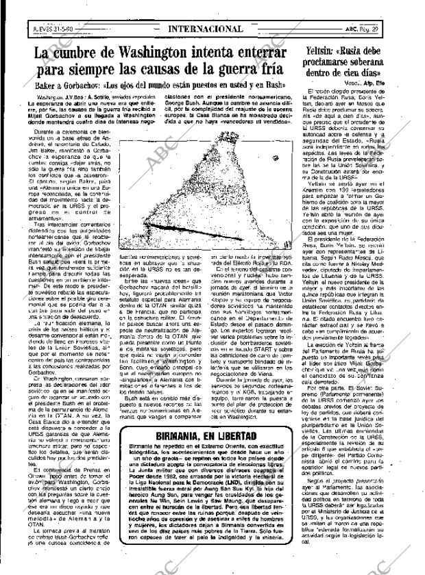 ABC MADRID 31-05-1990 página 29