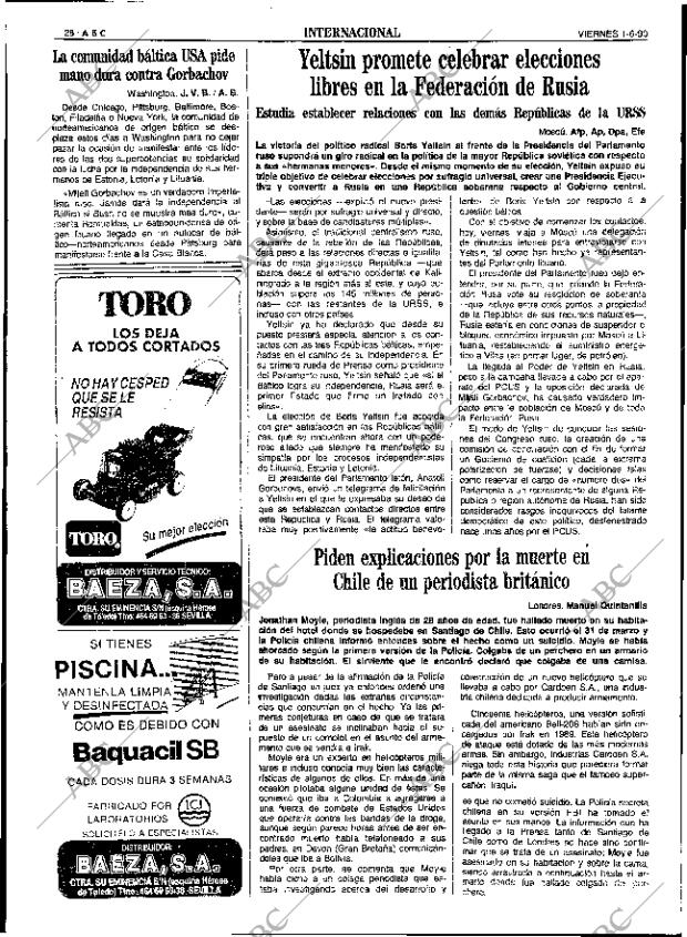 ABC SEVILLA 01-06-1990 página 28