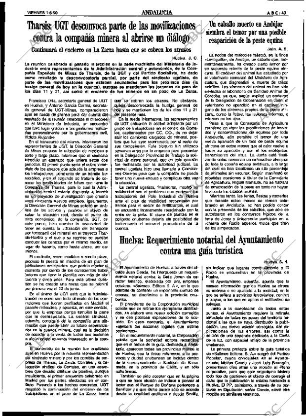 ABC SEVILLA 01-06-1990 página 43
