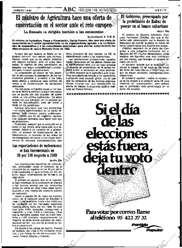ABC SEVILLA 01-06-1990 página 75