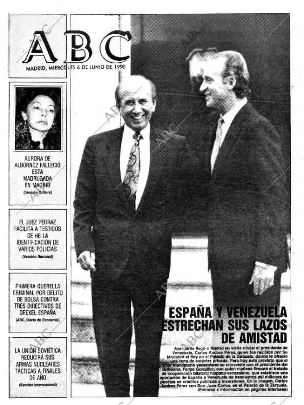 ABC MADRID 06-06-1990 página 1