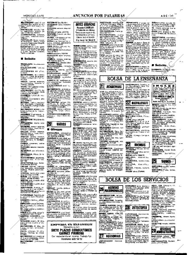 ABC MADRID 06-06-1990 página 149